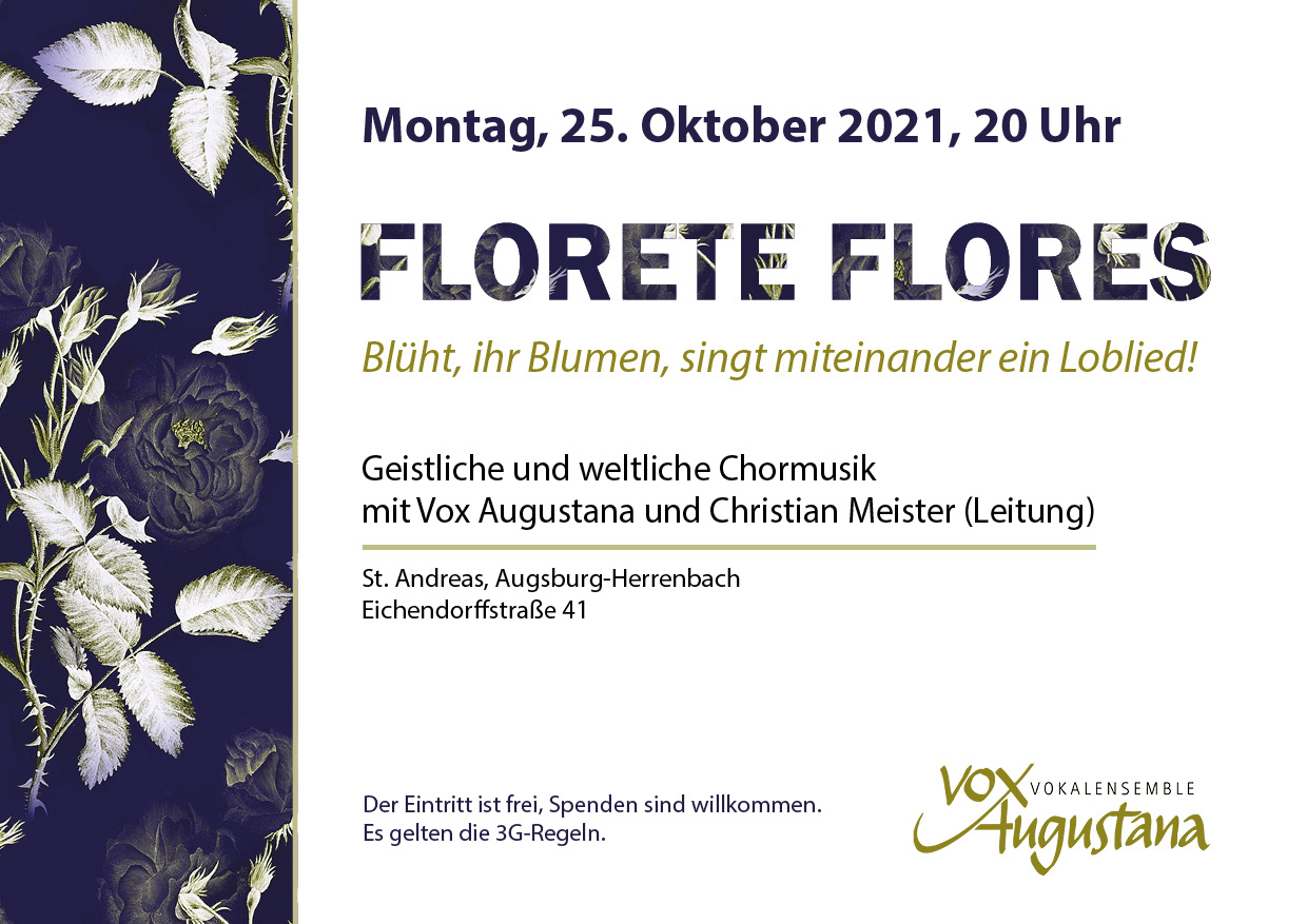 Florete flores - Wir singen wieder!